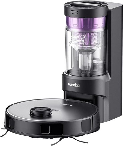 【2024新登場・紙パック不要】ロボット掃除機 E10s 4000pa強力吸引 水拭き両用 高精度マッピング機能 自動モップリフト/自動ゴミ収集 環境に配慮したお掃除ロボット 180分間連続稼働 ロボット型クリーナー アプリ制御