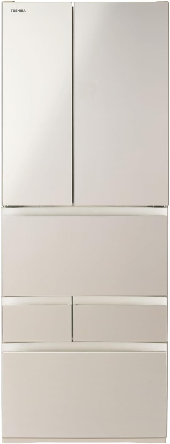 冷蔵庫 幅68.5㎝ 551L 両開き GR-V550FK(EC) サテンゴールド 野菜室がまんなか