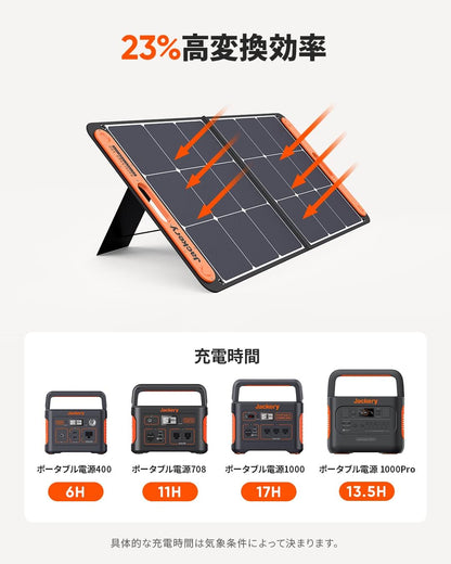 ソーラー発電機 1000 Pro ポータブル電源 大容量 1002Wh 1.8時間フル充電 節電 停電対策 キャンプ 車中泊 アウトドア 防災用品 非常用電源 ポータブルバッテリー AC100V 50Hz/60Hz