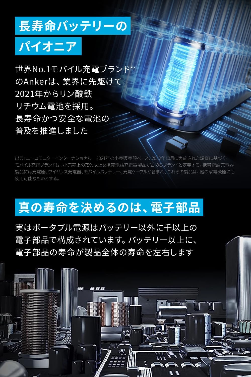 Portable Power Station 福祉グッズ ポータブル電源 小型 軽量 定格300W AC2ポート 長寿命10年 リン酸鉄