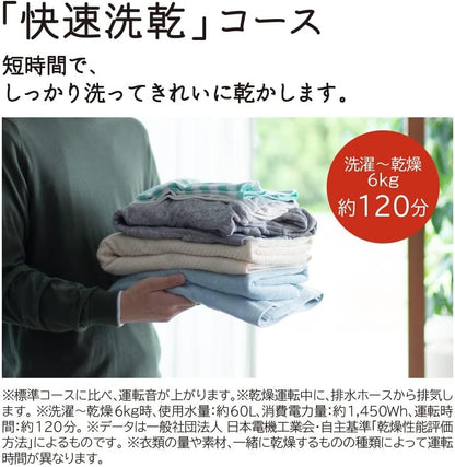 ドラム式洗濯乾燥機 幅60cm 洗濯11kg 乾燥6kg 左開き BD-SG110HL W ホワイト ビッグドラム 日本製