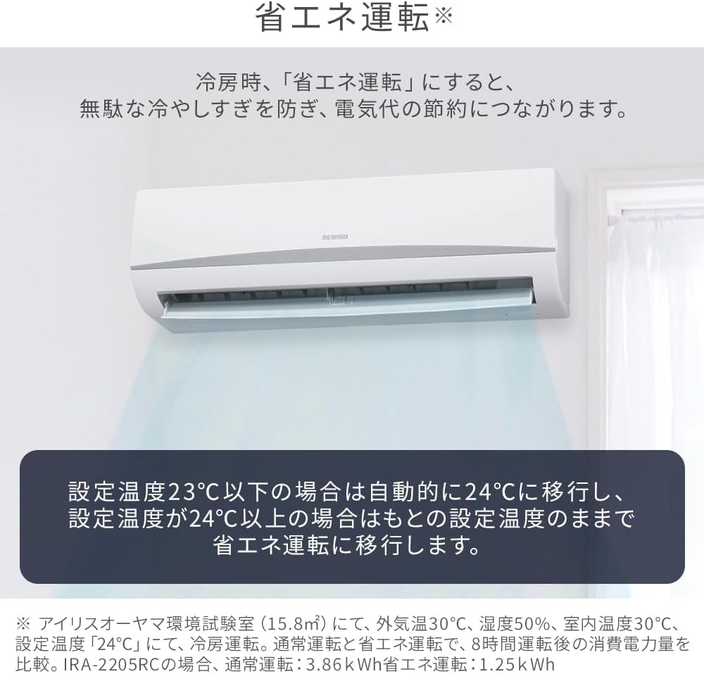 エアコン 畳 室内 クリーンルーム エアコン クーラー 2.2kw 標準モデル 省エネ IRA-2205R 2024年モデル専用品