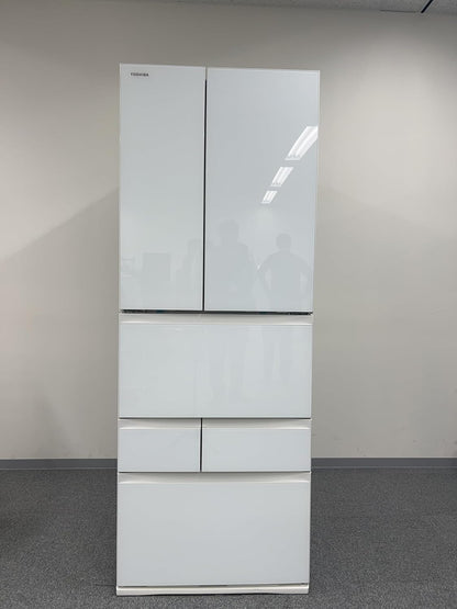 冷蔵庫 幅68.5㎝ 551L 両開き GR-V550FK(EC) サテンゴールド 野菜室がまんなか