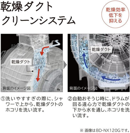 ドラム式洗濯乾燥機 幅60cm 洗濯11kg 乾燥6kg 左開き BD-SG110HL W ホワイト ビッグドラム 日本製
